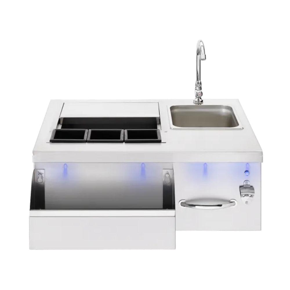 TrueFlame 30" Stainless Steel Beverage and Prep Station