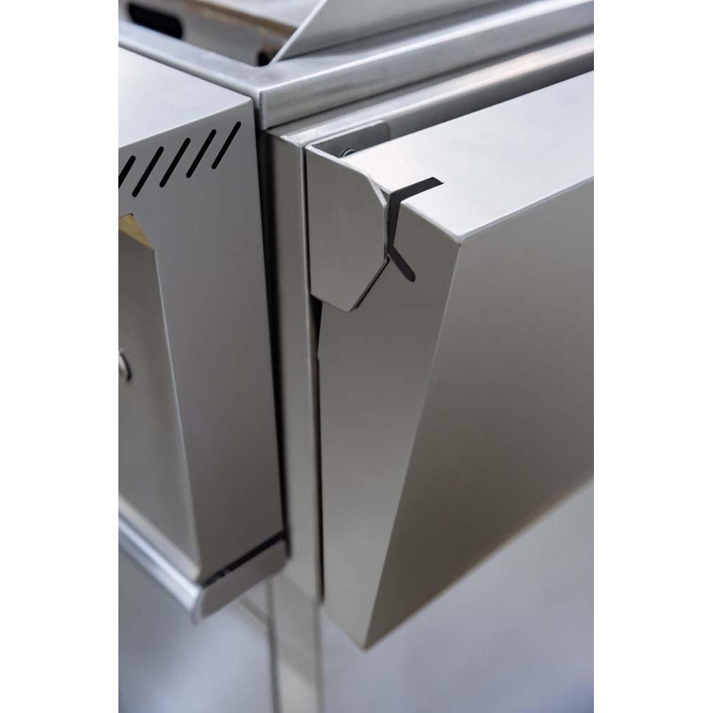 TrueFlame 30" Stainless Steel Freestanding Deluxe Handleless Cart for TFG30