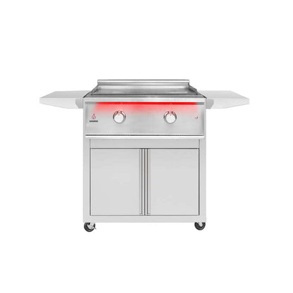 TrueFlame 30" Stainless Steel Freestanding Deluxe Handleless Cart for TFG30