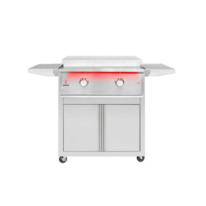 TrueFlame 30" Stainless Steel Freestanding Deluxe Handleless Cart for TFG30