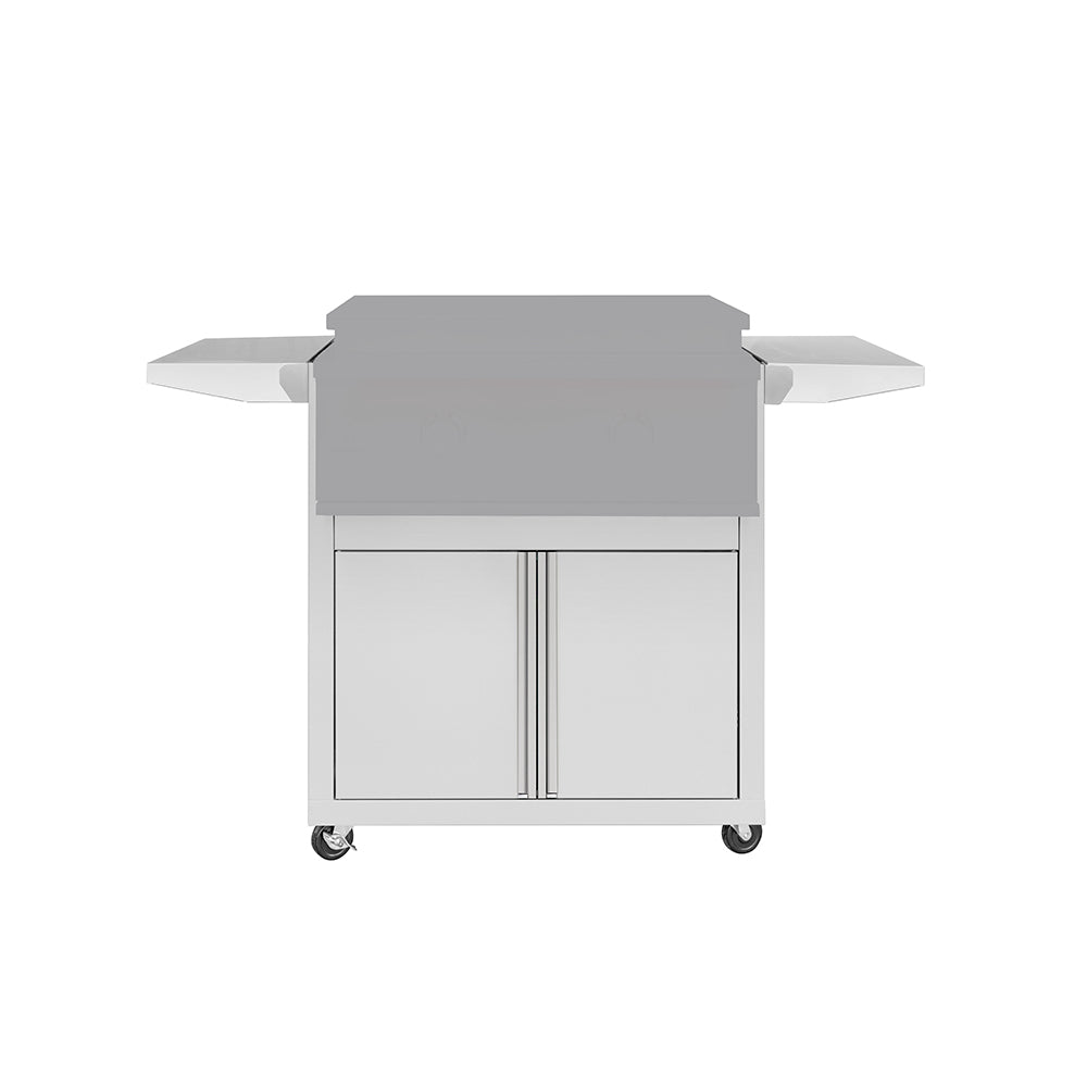 TrueFlame 30" Stainless Steel Freestanding Deluxe Handleless Cart for TFG30
