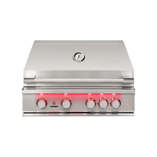 TrueFlame 32" Stainless Steel 4-Burner Built-In Propane Gas Grill