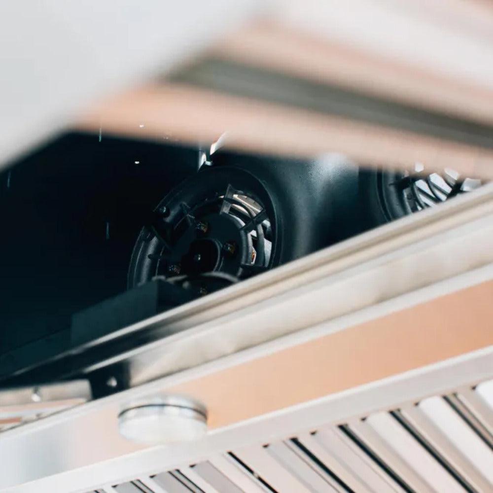 TrueFlame 36" Stainless Steel Outdoor Rated Vent Hood with 1200 CFM Blower