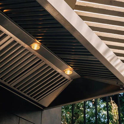 TrueFlame 36" Stainless Steel Outdoor Rated Vent Hood with 1200 CFM Blower