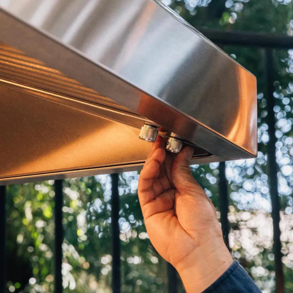 TrueFlame 60" Stainless Steel Outdoor Rated Vent Hood with 1200 CFM Blower