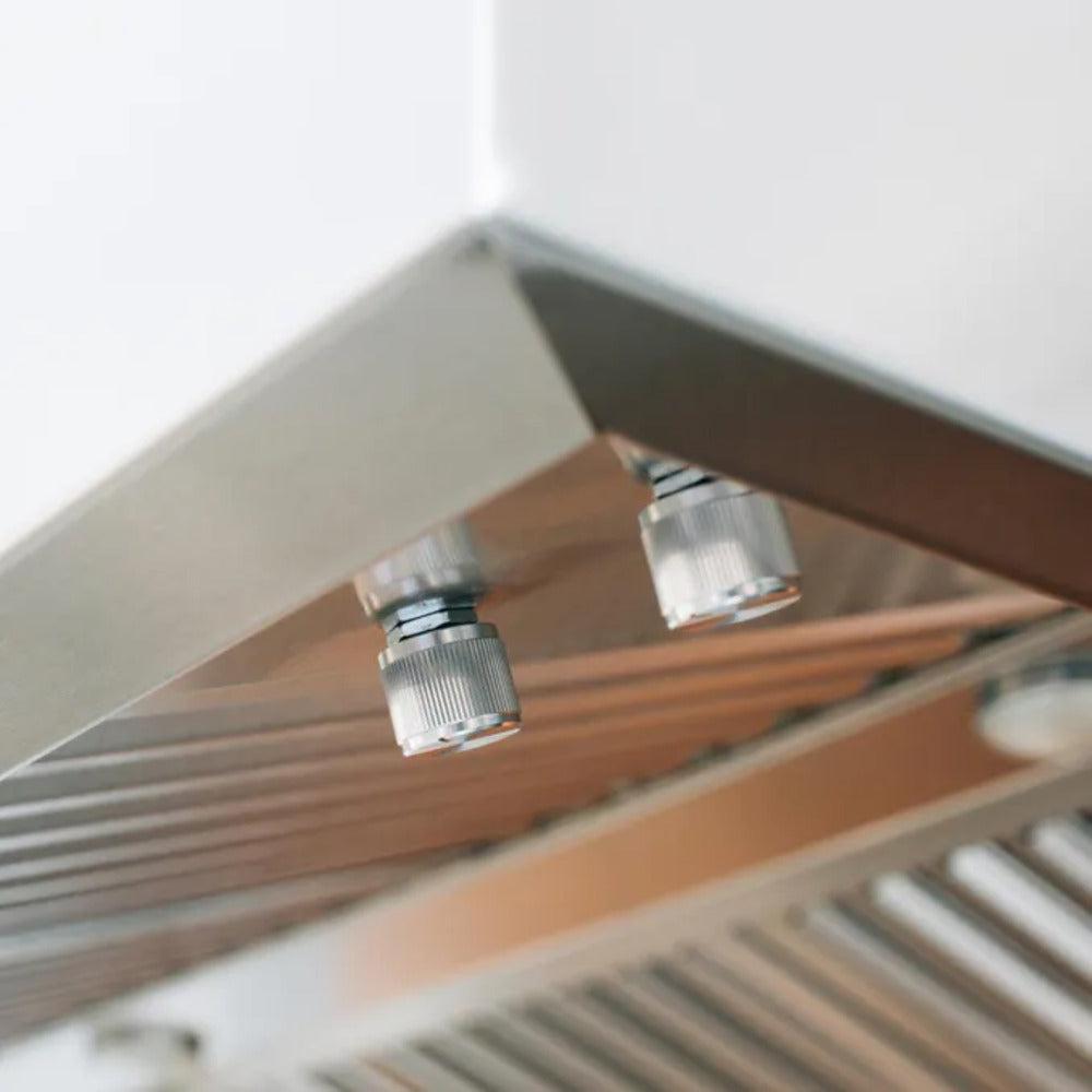 TrueFlame 60" Stainless Steel Outdoor Rated Vent Hood with 1200 CFM Blower