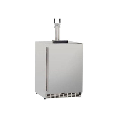 TrueFlame 6.6c Deluxe Outdoor Rated Double Tap Kegerator - Completed