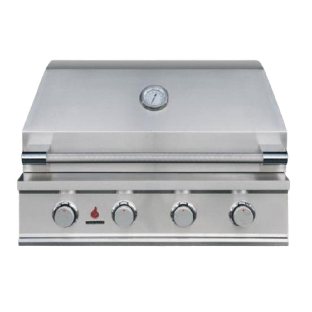 TrueFlame E Series 32" Stainless Steel 4-Burner Built-In Propane Gas Grill