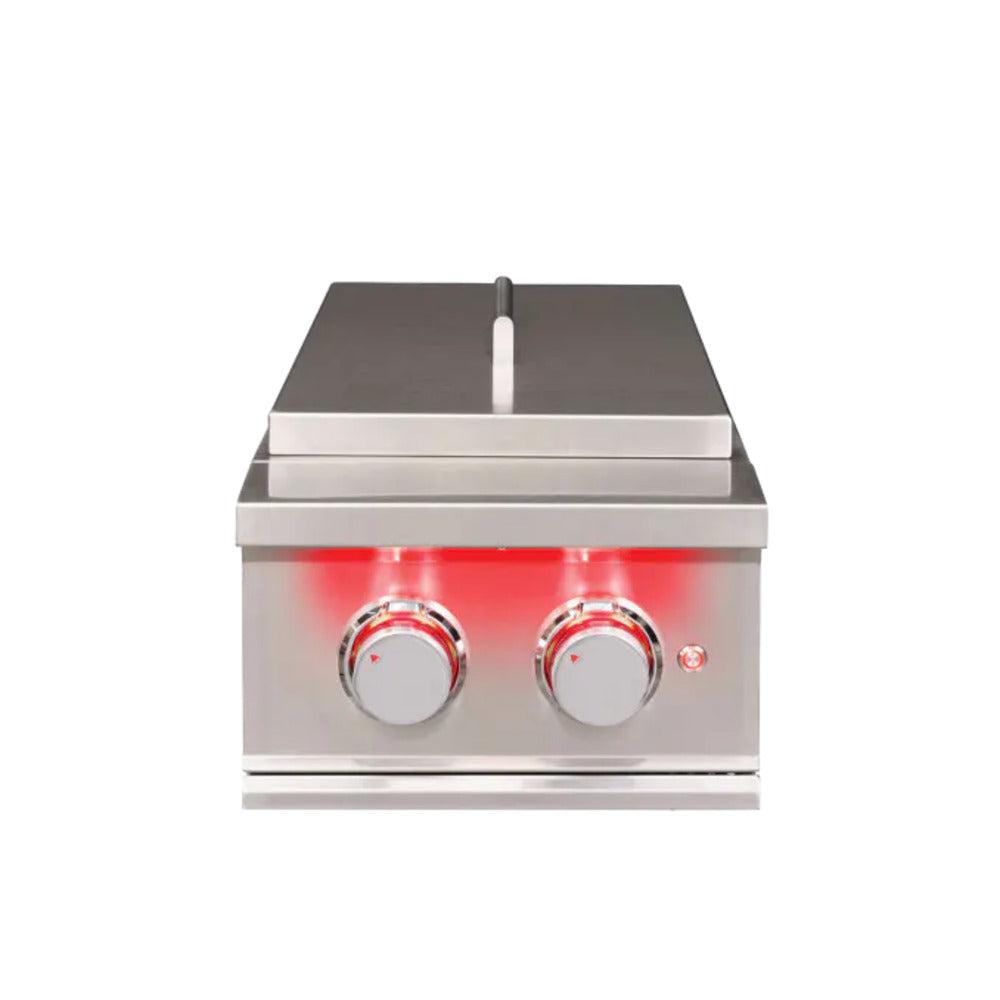 TrueFlame Stainless Steel Natural Gas Double Side Burner