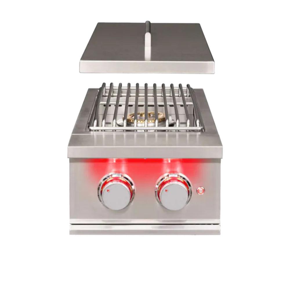TrueFlame Stainless Steel Natural Gas Double Side Burner
