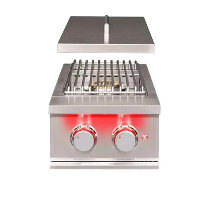 TrueFlame Stainless Steel Natural Gas Double Side Burner