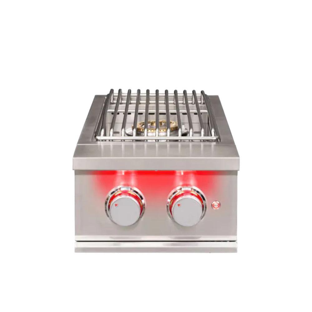 TrueFlame Stainless Steel Natural Gas Double Side Burner