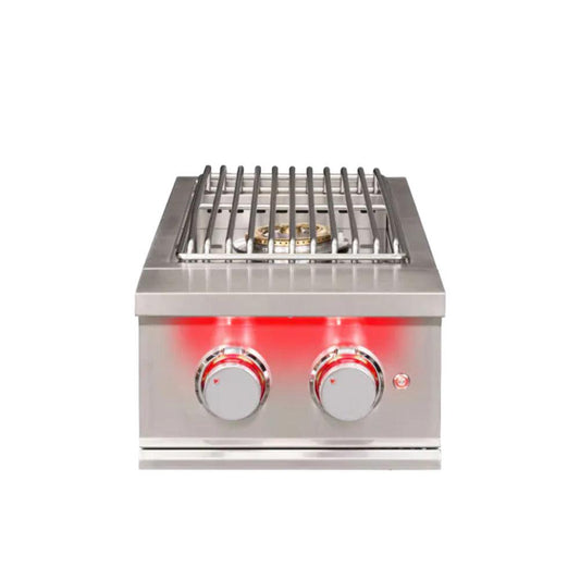 TrueFlame Stainless Steel Natural Gas Double Side Burner