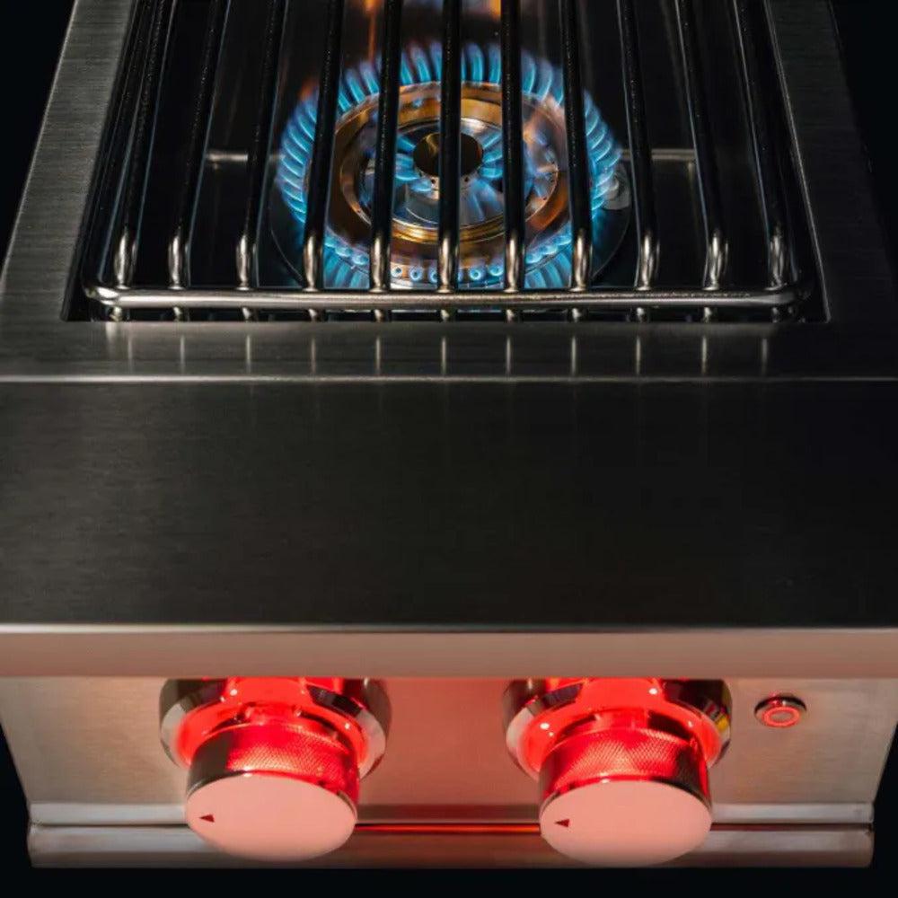 TrueFlame Stainless Steel Propane Gas Double Side Burner